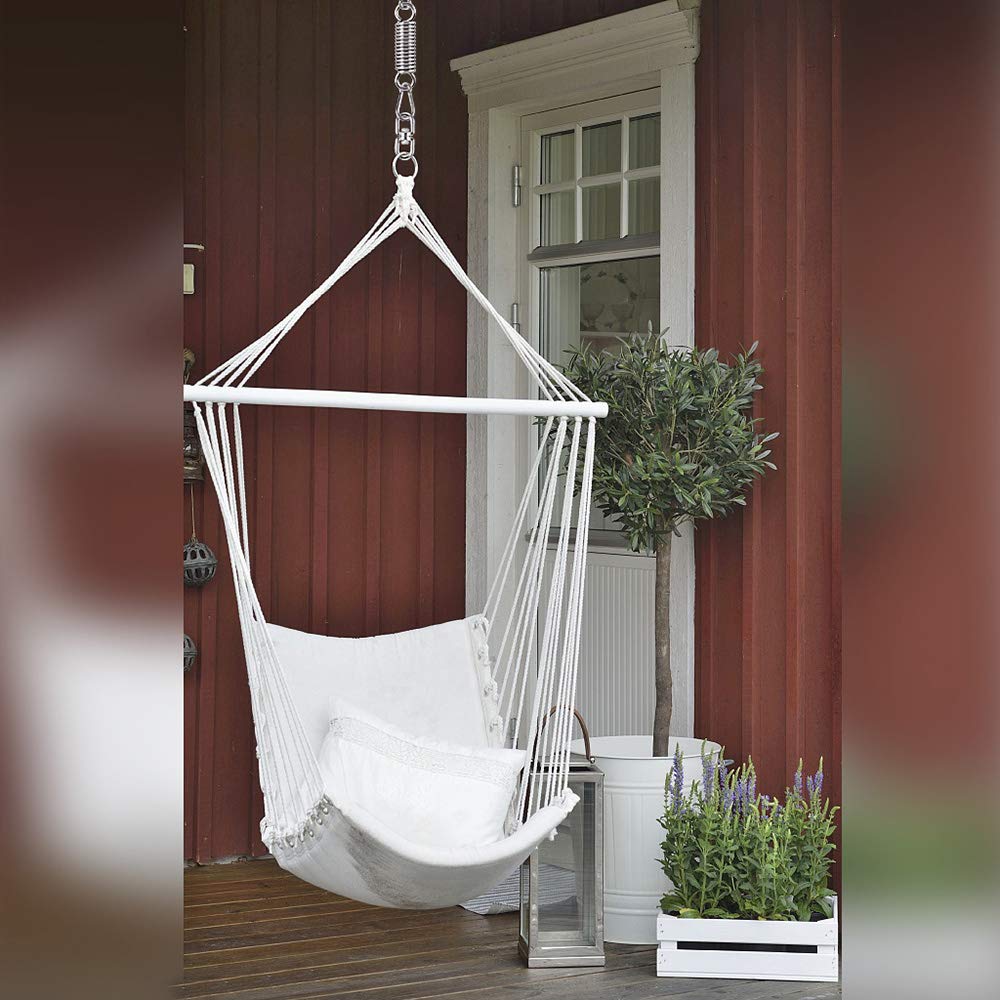 WAREMAID 2 Pack Hammock Chair Hanging Kit Swing Spring Hardware, Heavy Duty Suspension Swivel Hanger Hook for Punching Bags, Heavy Bag, Hanging Chair, Swing Seat, Rocking Seat, Porch Swing, Garden