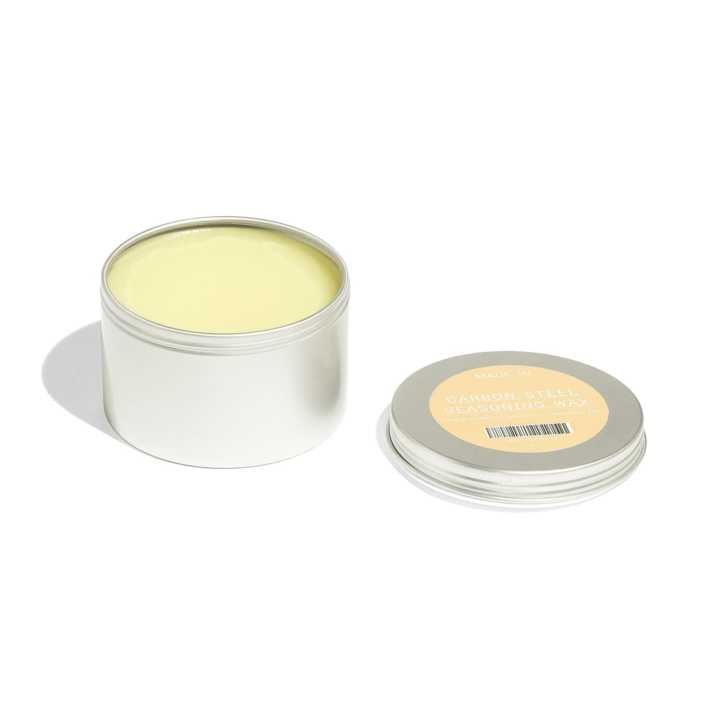 Made In Cookware - Carbon Steel Seasoning Wax (6 Oz) - Made in USA - Blend of Oils & Beeswax