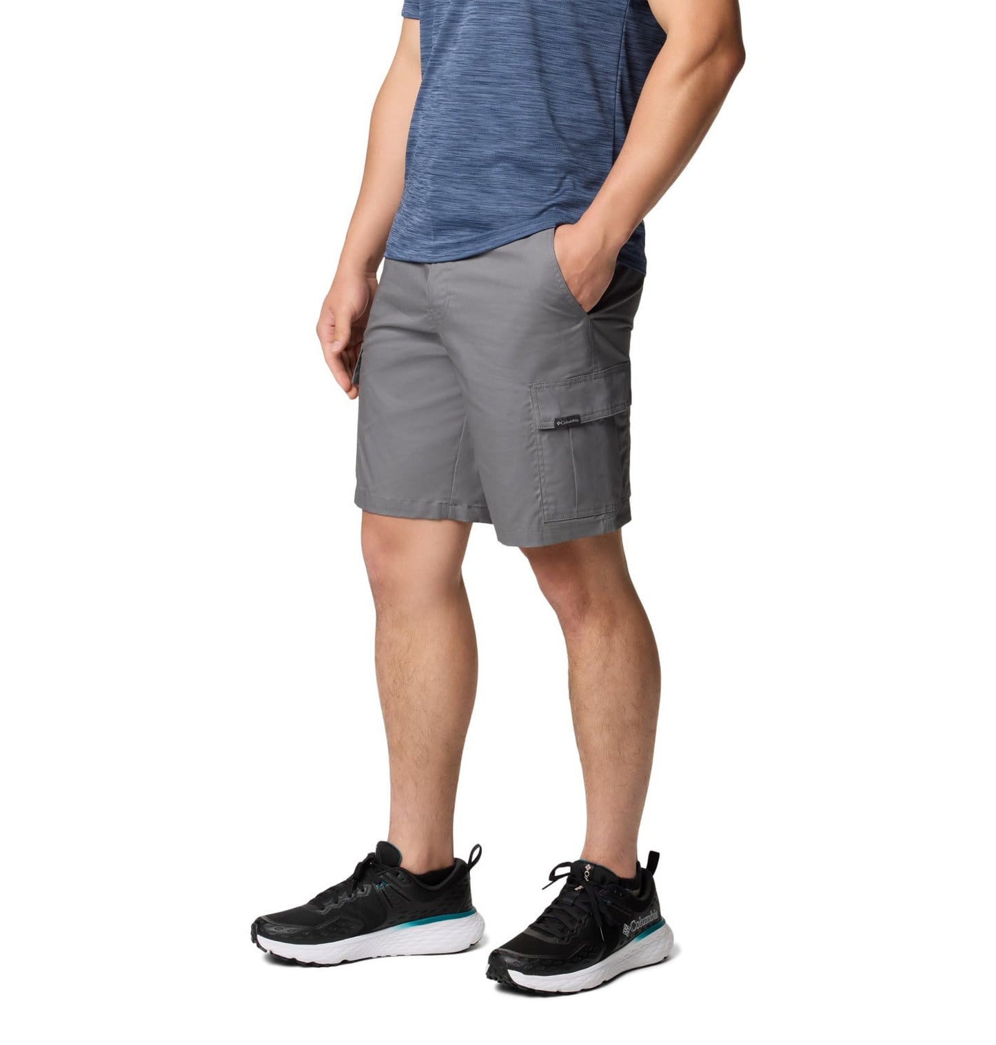 Columbia Men's Rapid Rivers Cargo Short, City Grey, 34W x 9L