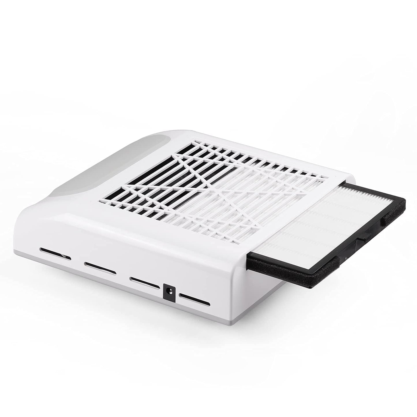 Biutee Nail Dust Collector with 2 Reusable Filter, 80W Electric Nail Vacuum Cleaner Dust Fan Suction Machine for Manicure Acrylic Gel Nails Polishing, Low Noise, Salon Home