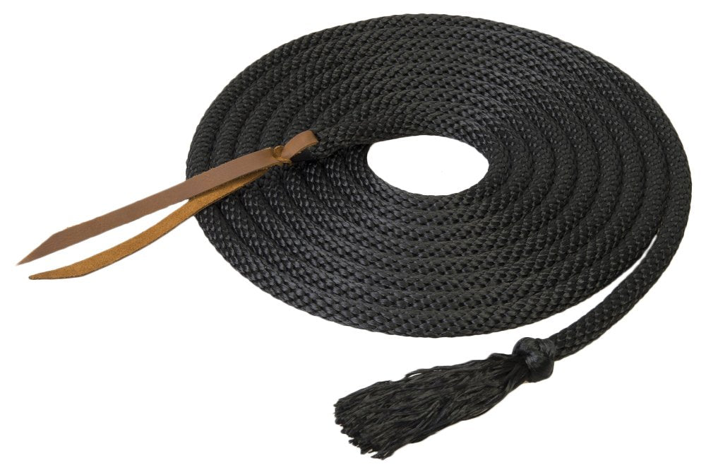 Weaver Leather Silvertip Solid Braid Mecate, 5/8-Inch x 22-Feet, Black