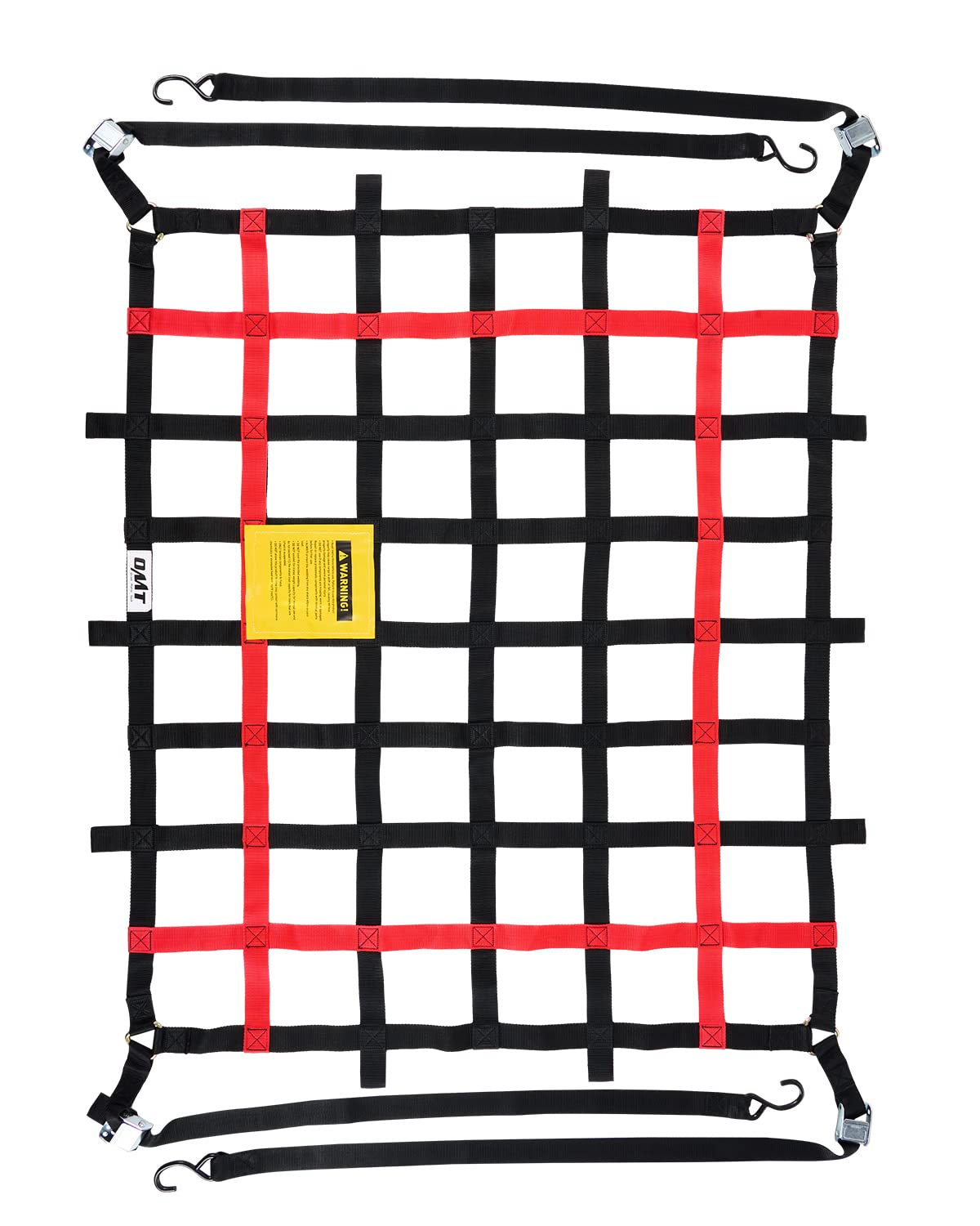 Orion Motor Tech Cargo Net for Pickup Truck Bed, 3.5'x4.2' Net for SUV ATV Oil Rig Cargo Rack, Heavy Duty Accessories with S-Hook Straps Tie Down Strap Bungee Cord