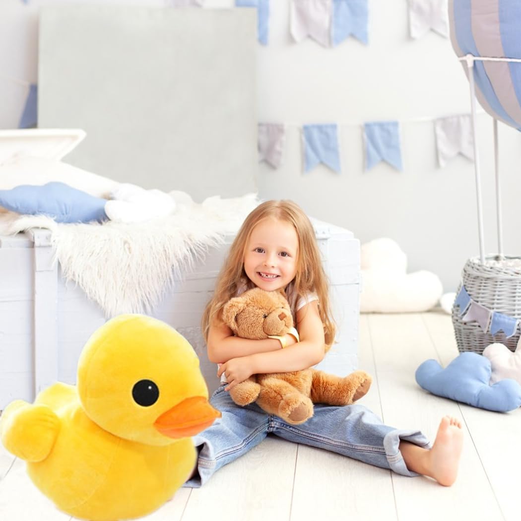 50cm/19inch Plush Yellow Duck Soft Stuffed Animal Toy Sofa Decoration for Kids Birthday