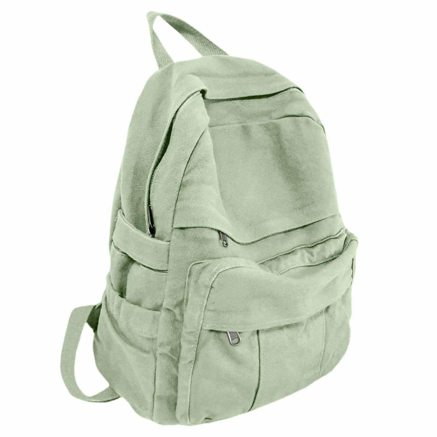 Canvas Backpack for Women Men Retro Aesthetic Rucksack Vintage Backpack for College Travel Laptop Bag