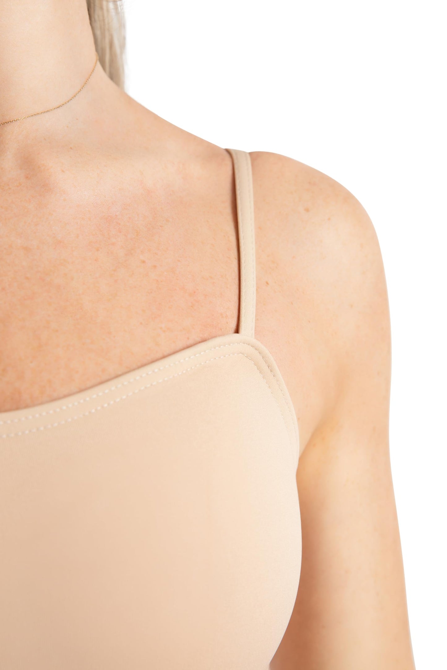 Capezio Camisole Leotard, Nude, Small
