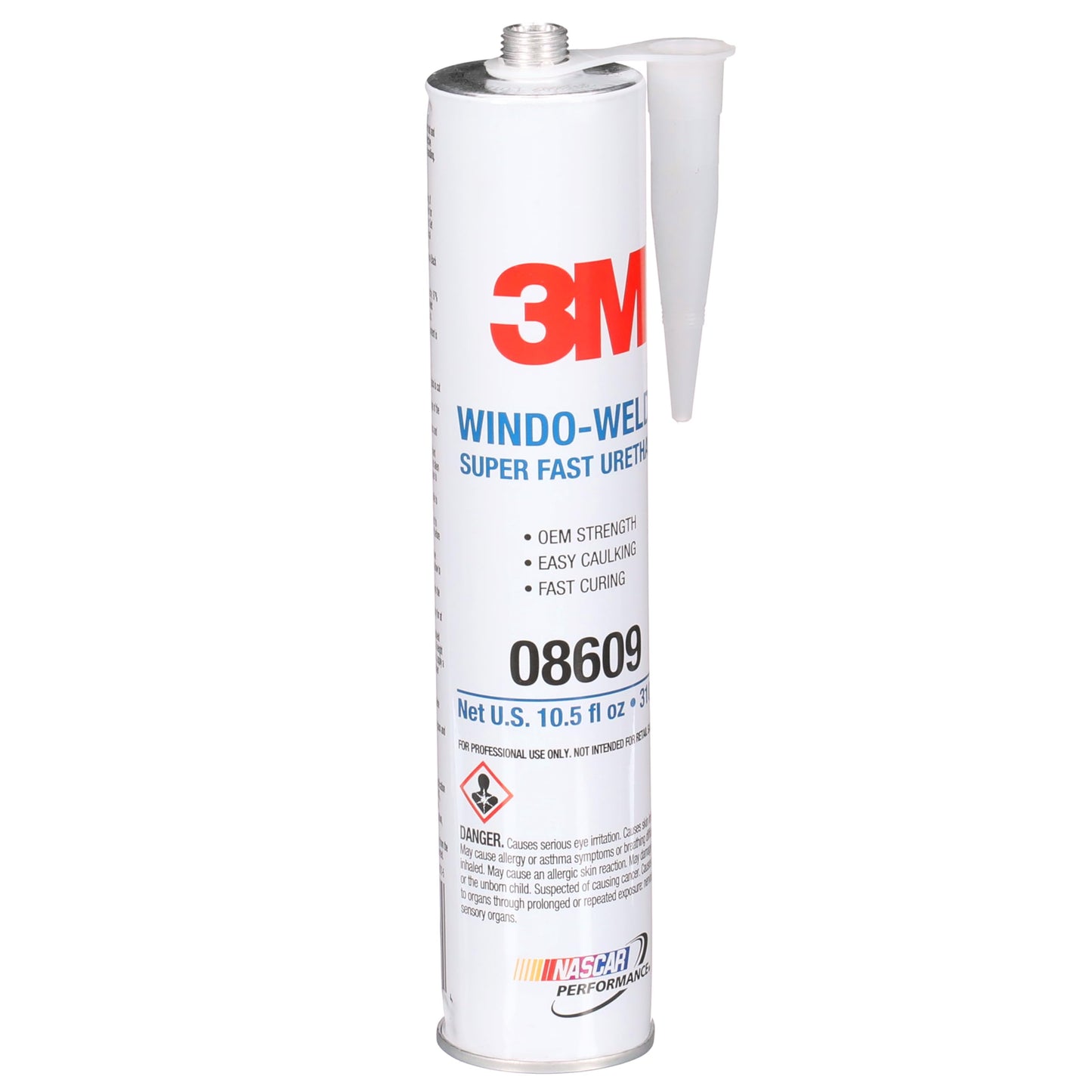 3M 08609 Window-Weld Super Fast Urethane Black Cartridge - 10.5 fl oz.