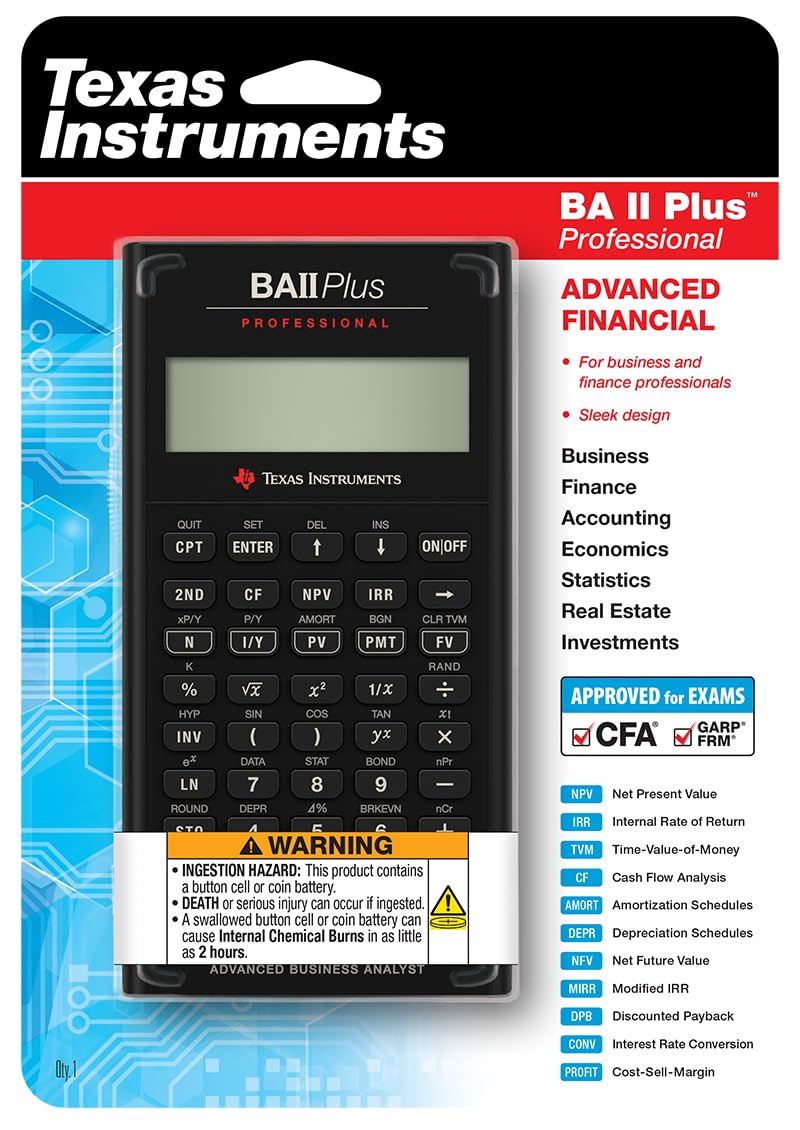 Texas Instruments BA-II Plus Professional