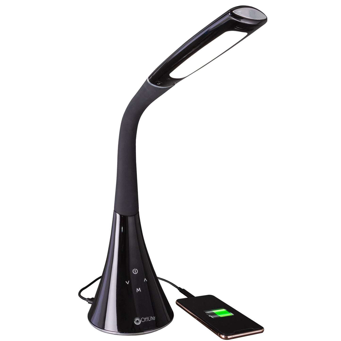 OttLite Swerve LED Desk Lamp with 3 Color Modes