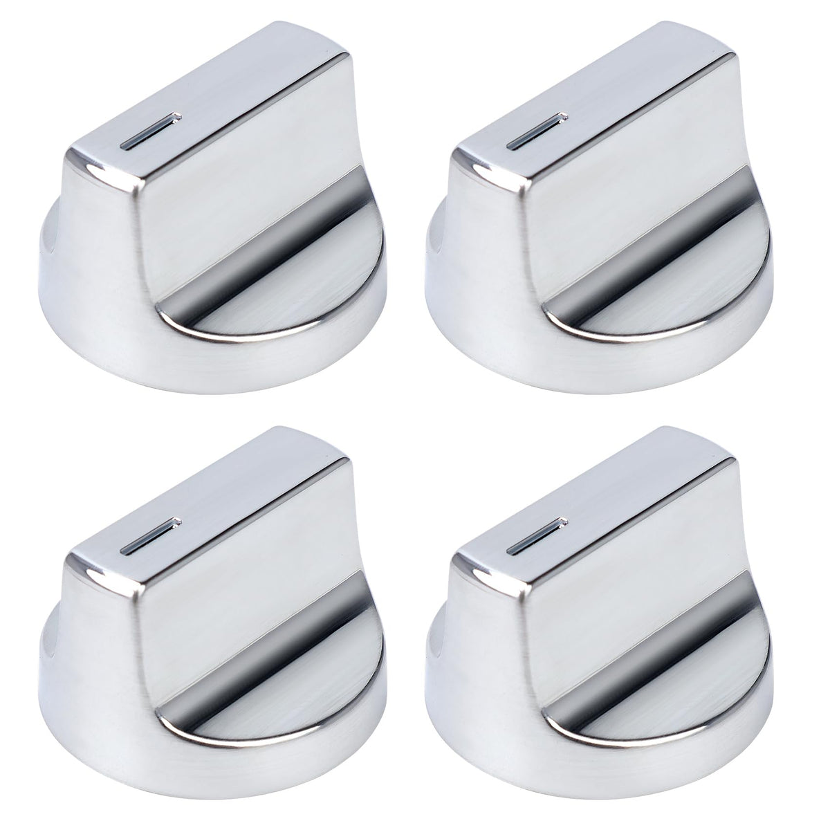W11517331 for Whirlpool Electric Range Knobs Replace W10850027 W11117415 W11458840 Oven Knob, Compatible with Whirlpool WEC310S0LS1, WEE515S0LZ1, WEC310S0LS2, WEE515S0LS1 Electric Range Knob (4PC)