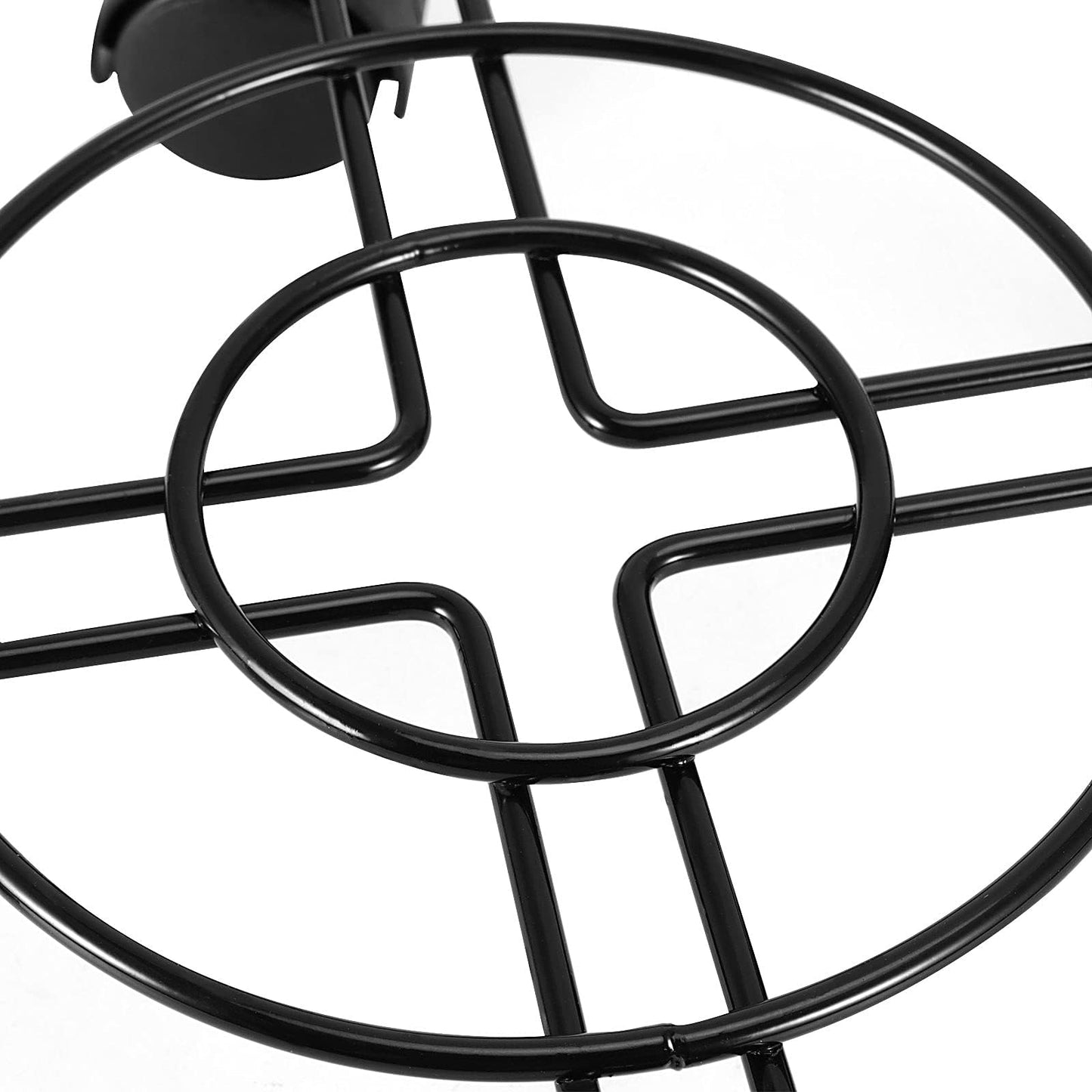 FUNSUEI Plant Stand with Wheels, 4 Pack 12 Inch Heavy Duty Iron Plant Caddy with 360°Swivel Wheels, Max Load 110 lbs for Flower Pot Outdoor Indoor, Black