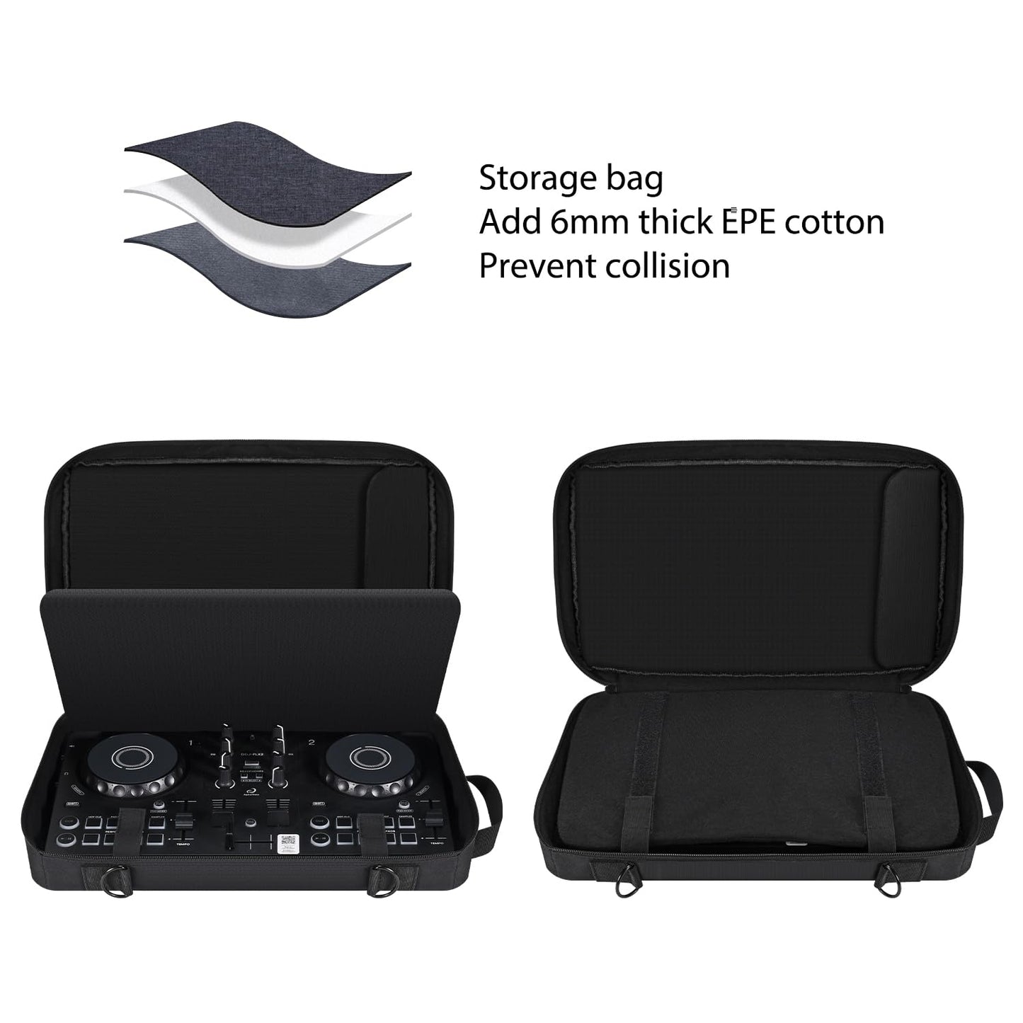 Hiyokurenri Multi - Functional Universal Storage Bag for Various DJ Controllers - AlphaTheta DDJ-FLX 2, Pioneer DDJ-200 /Pioneer DDJ- WeGo 4,Hercules Inpulse 200 / Hercules Inpulse 200 MK2 Compatible