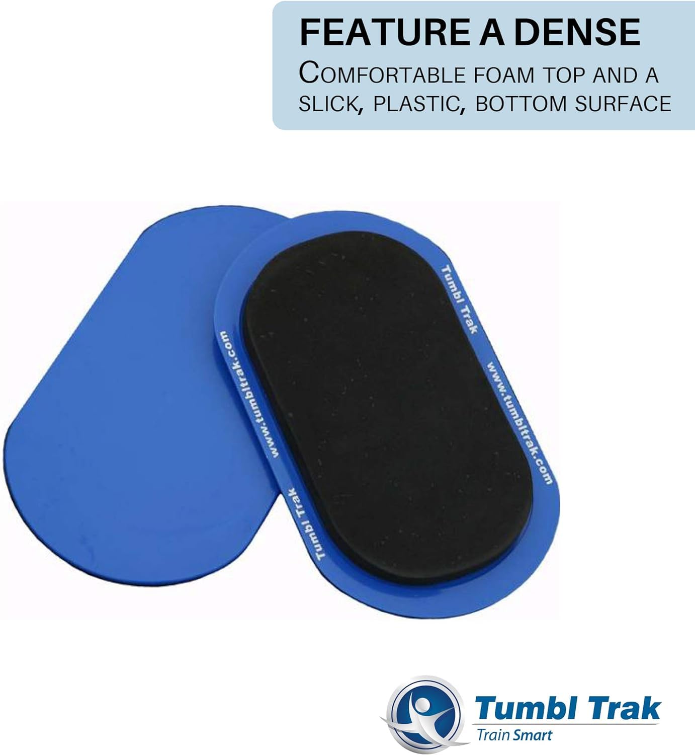 Tumbl Trak Smooth Sliding Sliders with Comfortable Top (Pack of 2)