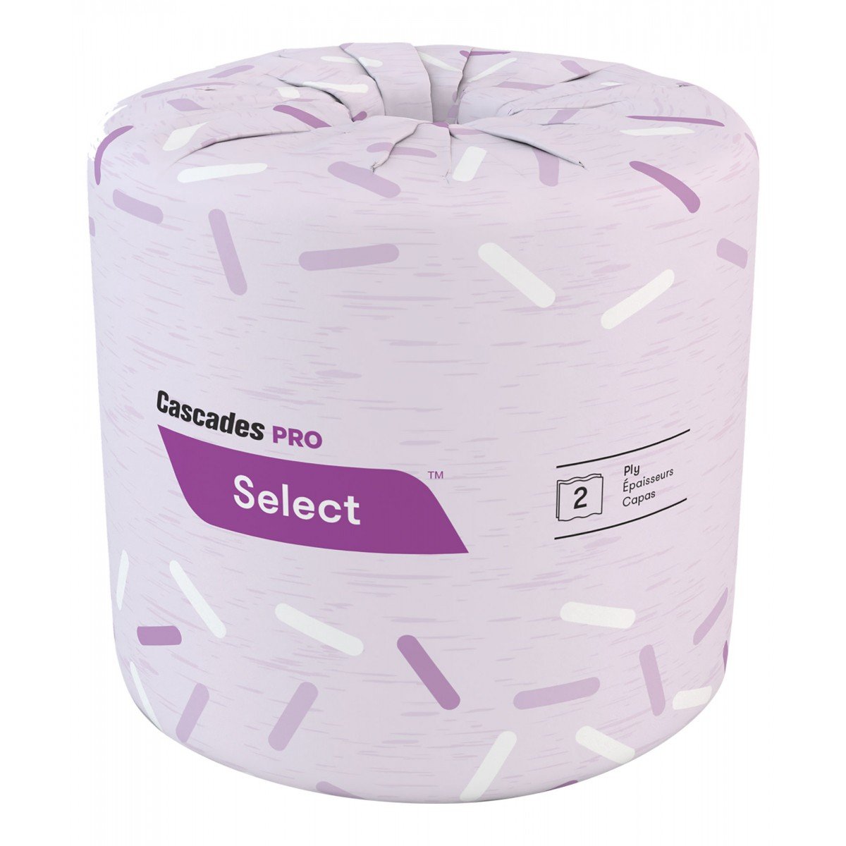 Cascades Standard Bath Tissue, 2 PLY - 420 Sheets - Box of 48 Rolls