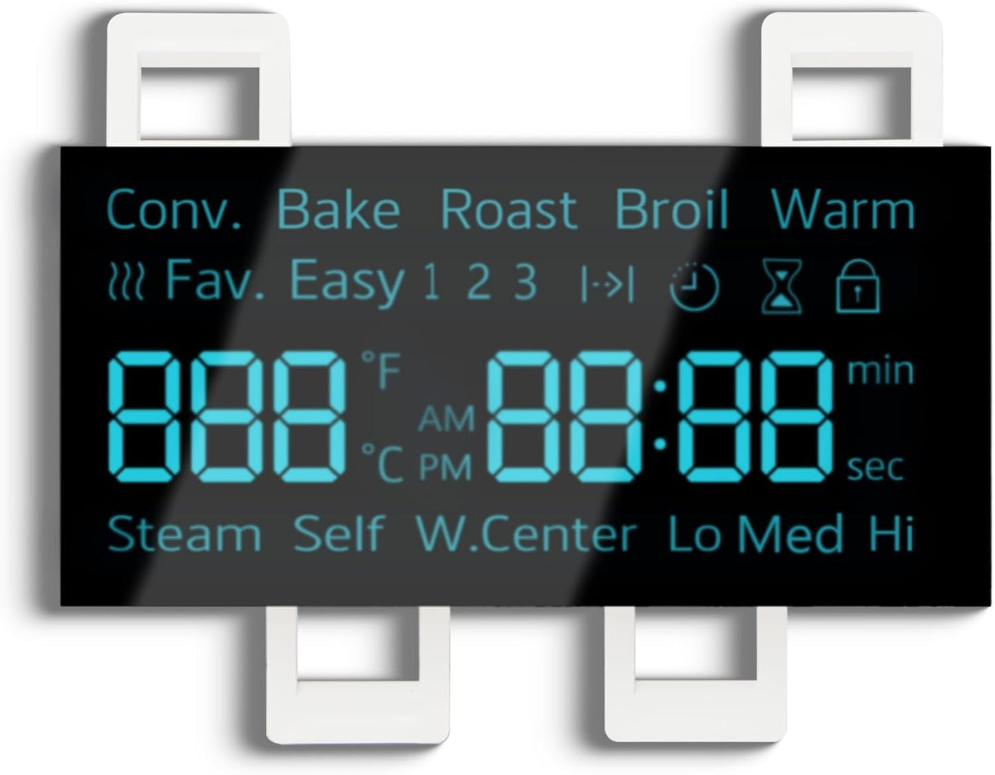 DE07-00129A-Upgraded Range LED Display Board Compatible with Samsung Electric Range -Oven/Stove Fits Model NE59J7630SB/AA NE59J7630SG/AA NE59J7630SS/AA NE59J7630SW/AA