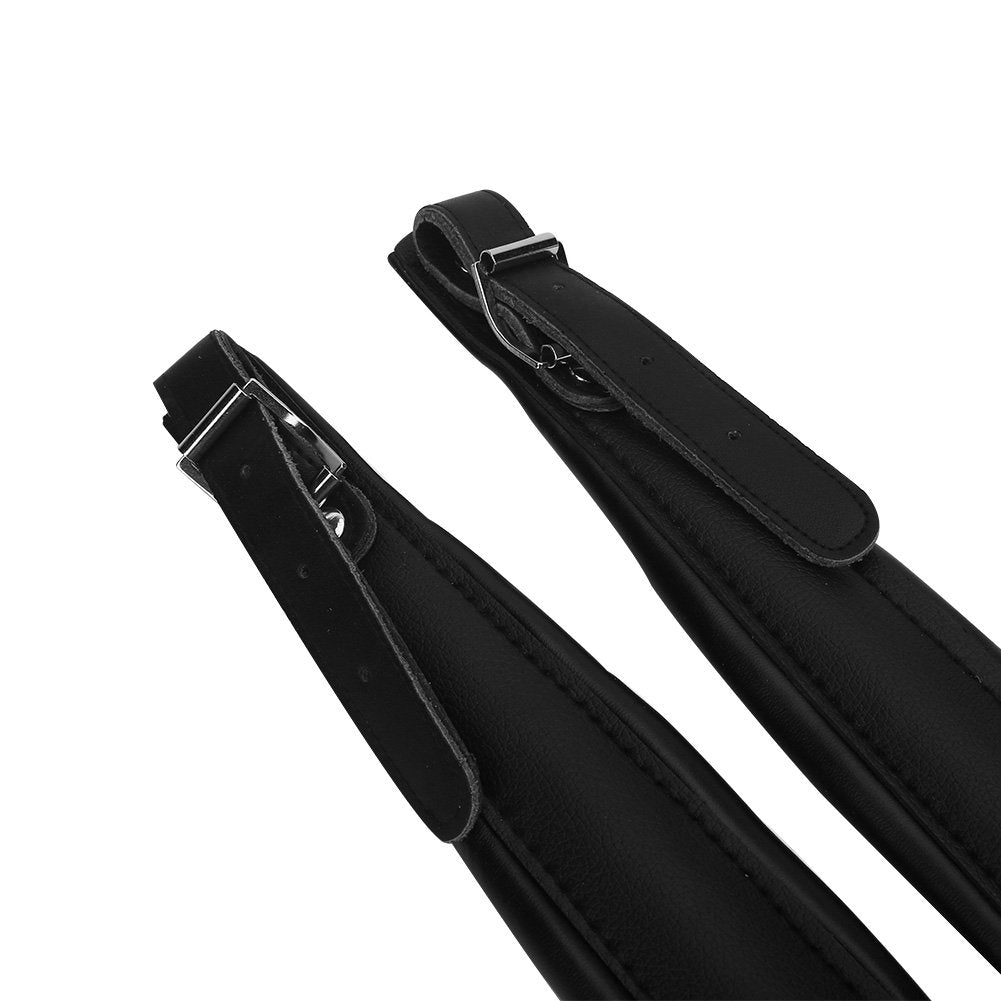 Accordion Straps Leather, Adjustable Accordion Shoulder Straps Belt Set Shoulder Arm Straps for 16-120 Bass Accordion (Black)