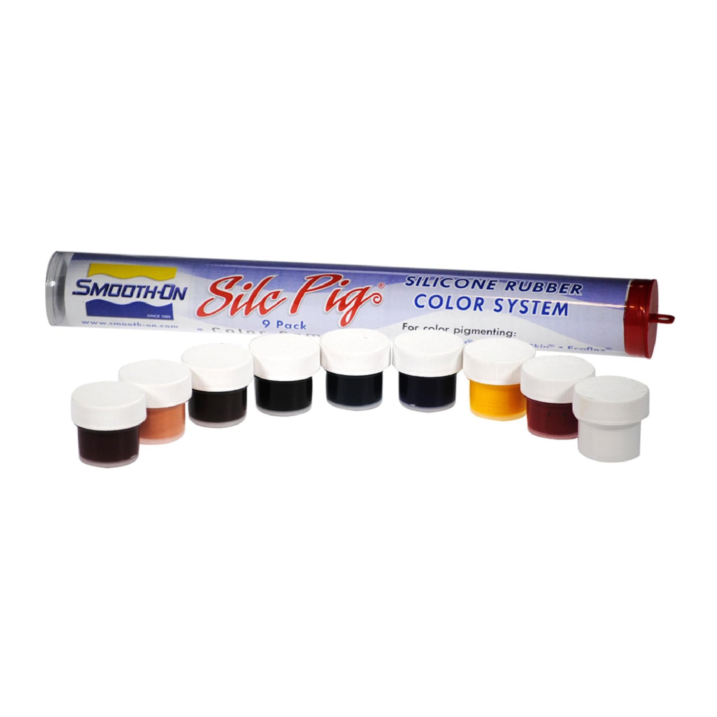 Silc-Pig Silicone Pigment 9-Pack Color Sampler