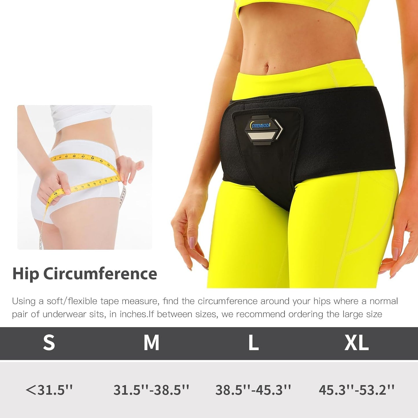 Pregnancy & Maternity Belt with Compression Groin Band - For Hernia, Pelvic Floor Pain Prolapse Belly Band with Groin Straps Uterine Prolapse (Large)