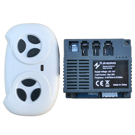2.4G Bluetooth Remote Control and JR1922RXS Receiver Kit Kids Powered Ride On Car,Controller Control Box Accessories for Children Electric Ride On Car Replacement Parts