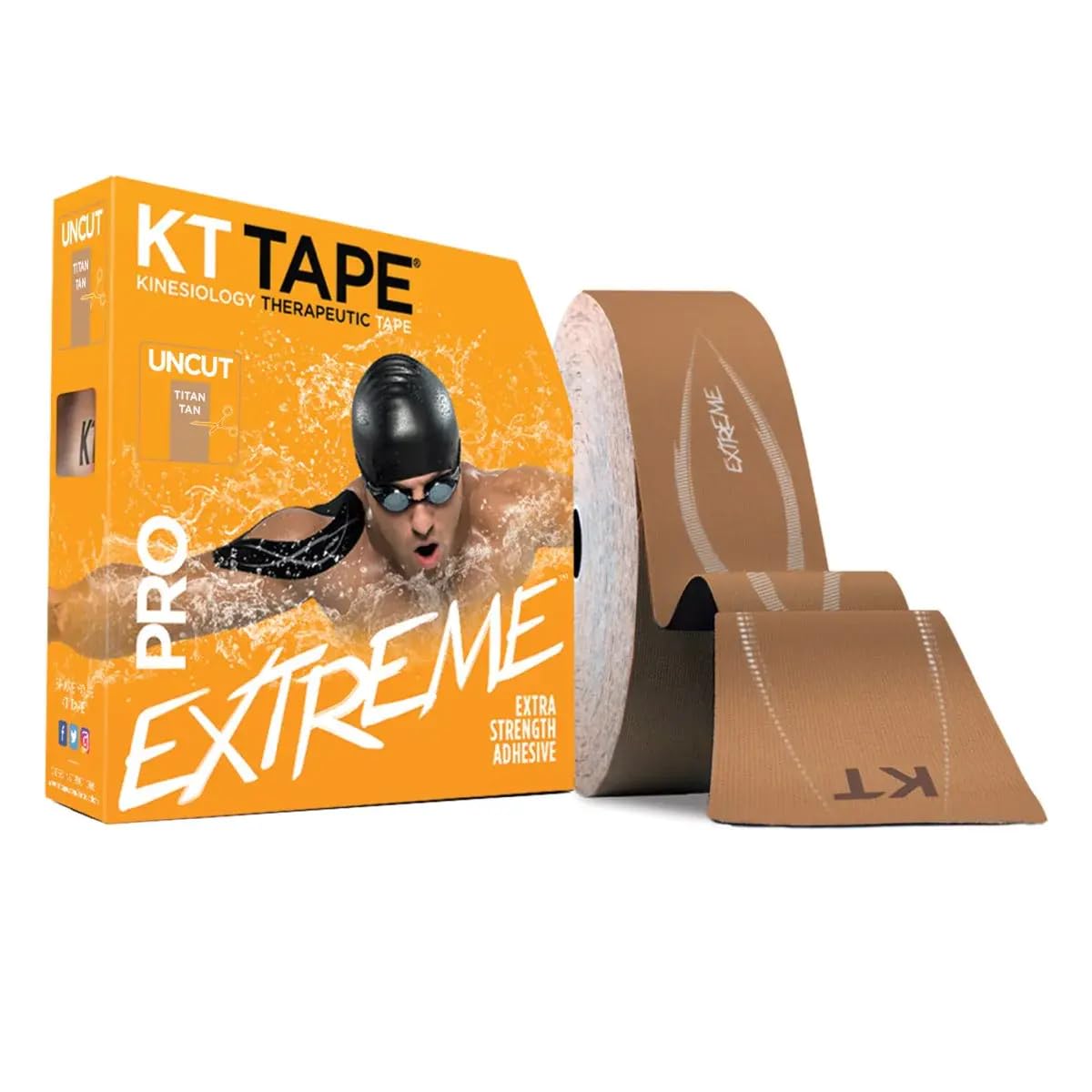 KT Tape PRO Extreme 125 Foot Uncut Titan Tan