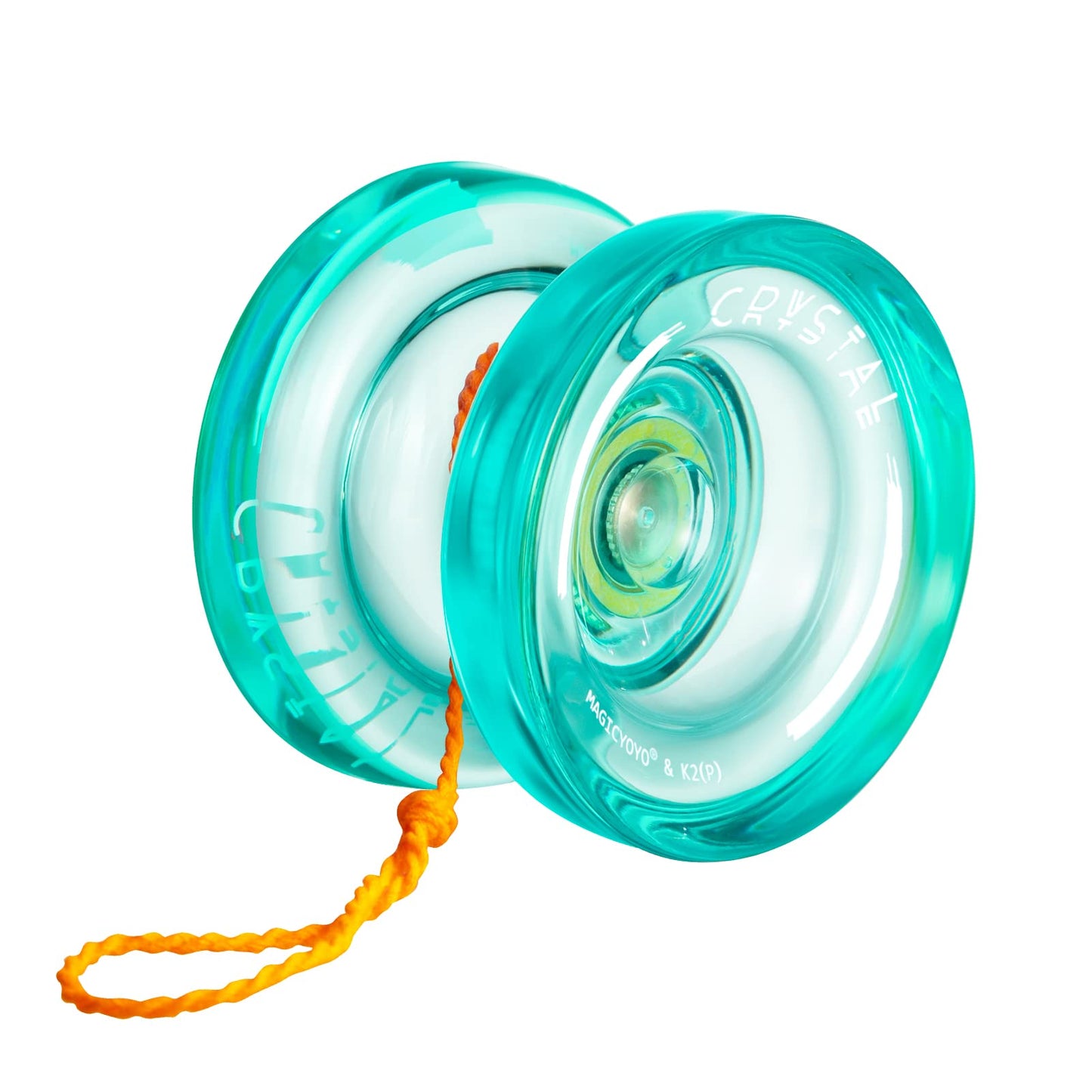 3 Pack of Yoyo K2 Crystal, Responsive Yoyos for Kids Beginner, Dual Function Yoyos with Replacement Unresponsive Yoyo Bearings for Advanced Player+Bearing Removal+18 Yoyo Strings+3 Bags
