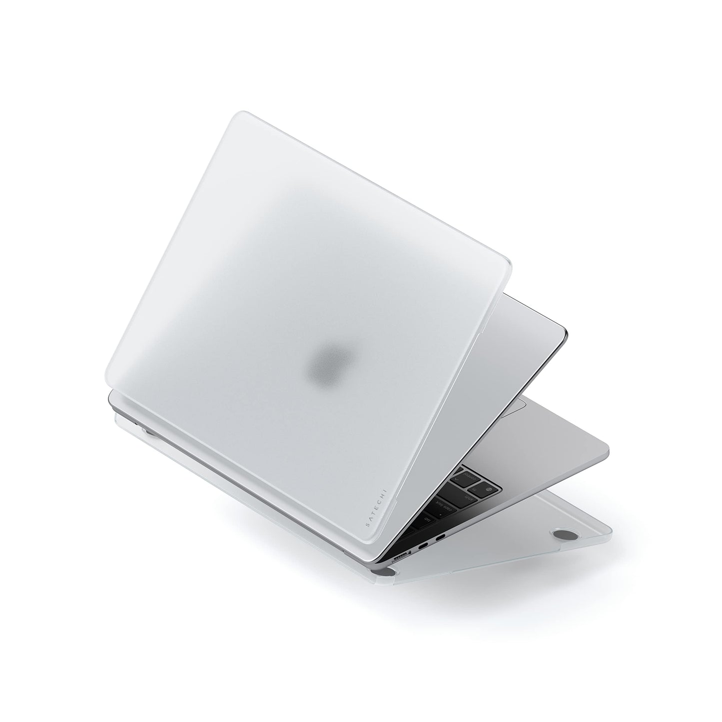 Satechi Eco Hardshell Case, MacBook Air 13 inch Case M4/M3/M2, Slim & Lightweight, Hub-Friendly Design - Clear