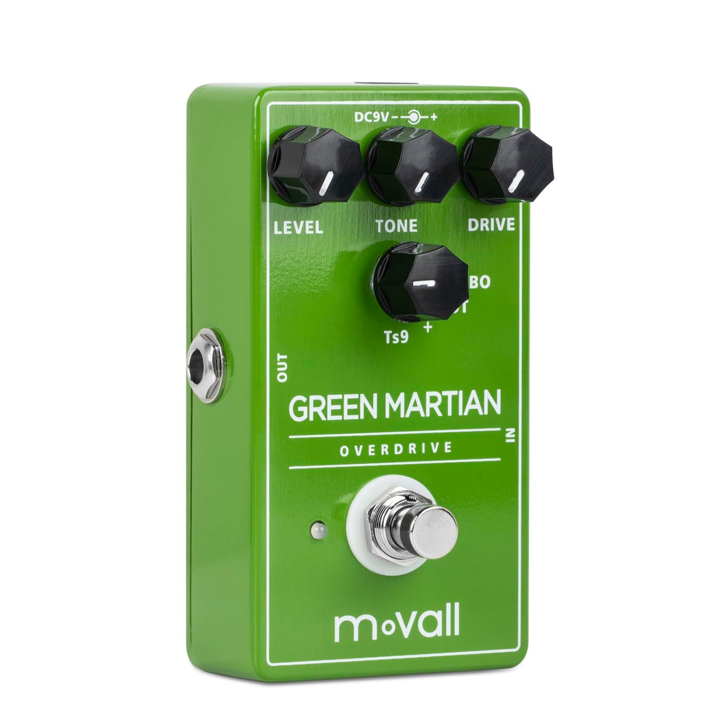 Overdrive Guitar Effect Pedal - Movall MP105 Green Martian