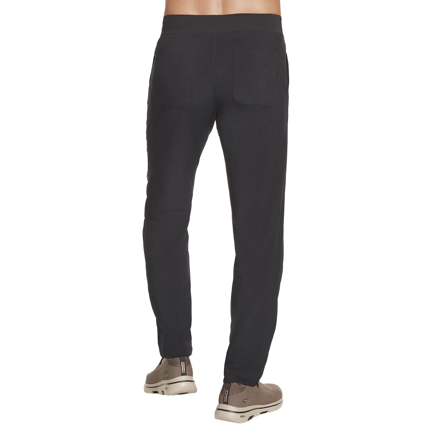 Skechers Mens Go Walk Action Pant, Bold Black, Large