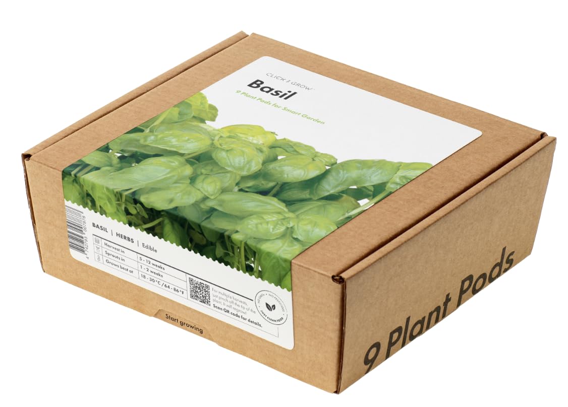 Click and Grow Smart Garden Basil Plant Pods, 9-Pack