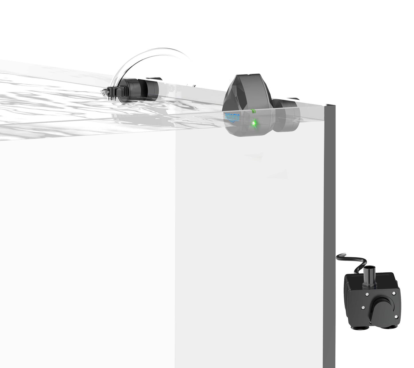 Miofis ATO Auto Top Off System for Saltwater Aquarium NewGen One Long Life Design with Dual Optical Sensor for Both Reef and Fresh Tanks (NG ONE)