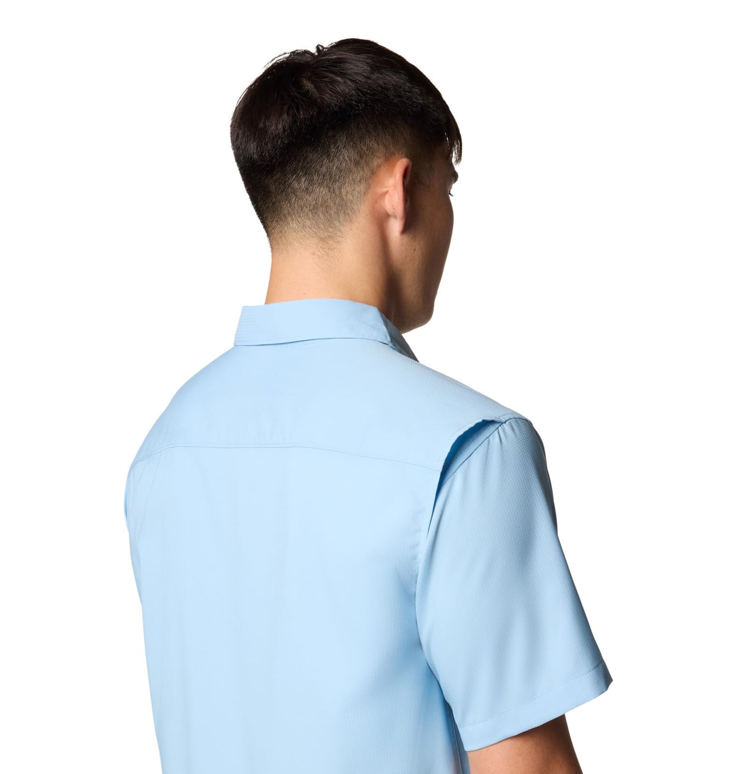 Columbia Men's Utilizer II Solid Short Sleeve Shirt, Ripple Blue, X-Large