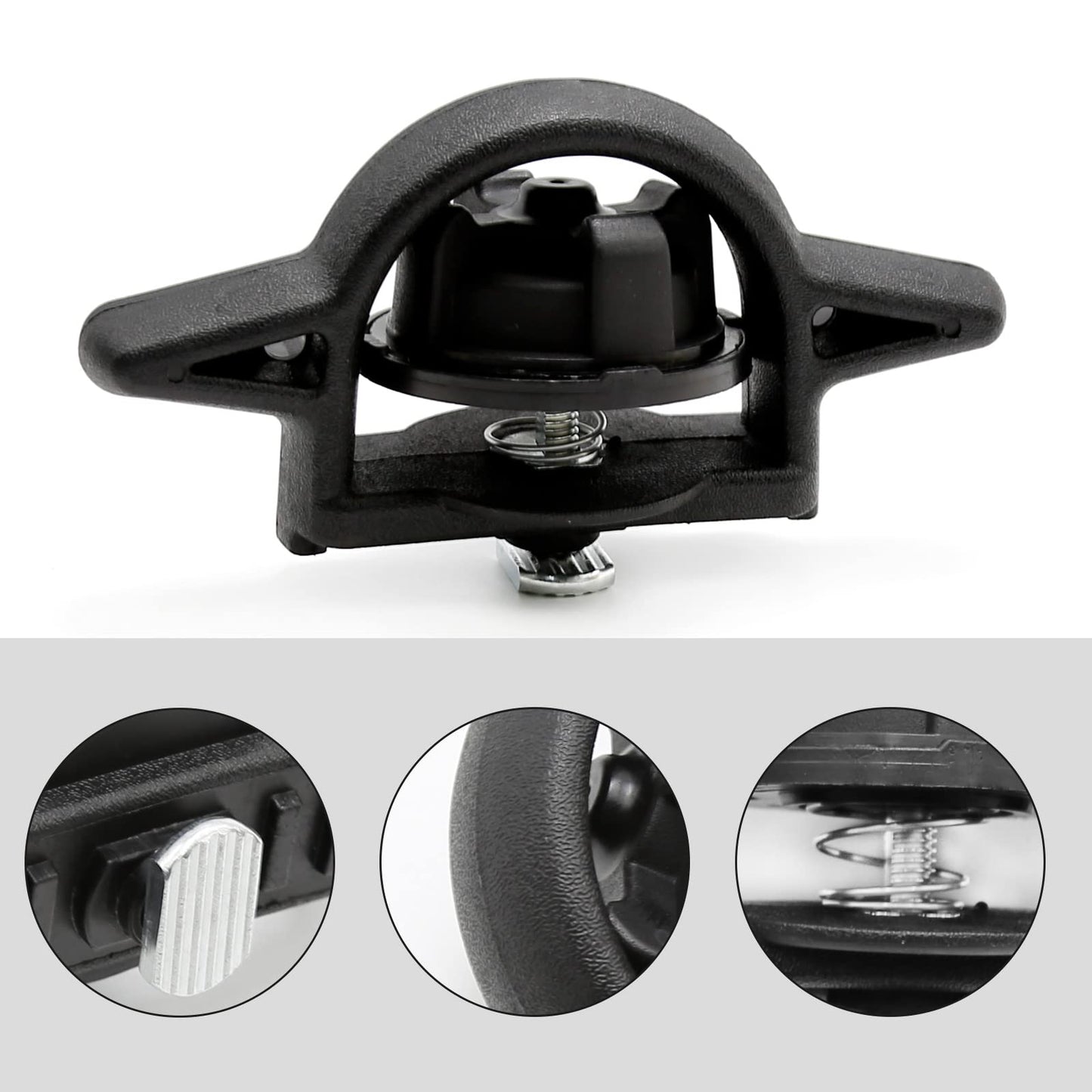 VIKKSAER 4 Pcs Tie Down Bed Cleat, Replacement for Toyota Tacoma 2005-2021, Replacement for Tundra 2007-2021, Replaces PT278-35160, PT278-35112, PT278-0C010, PT278-35111