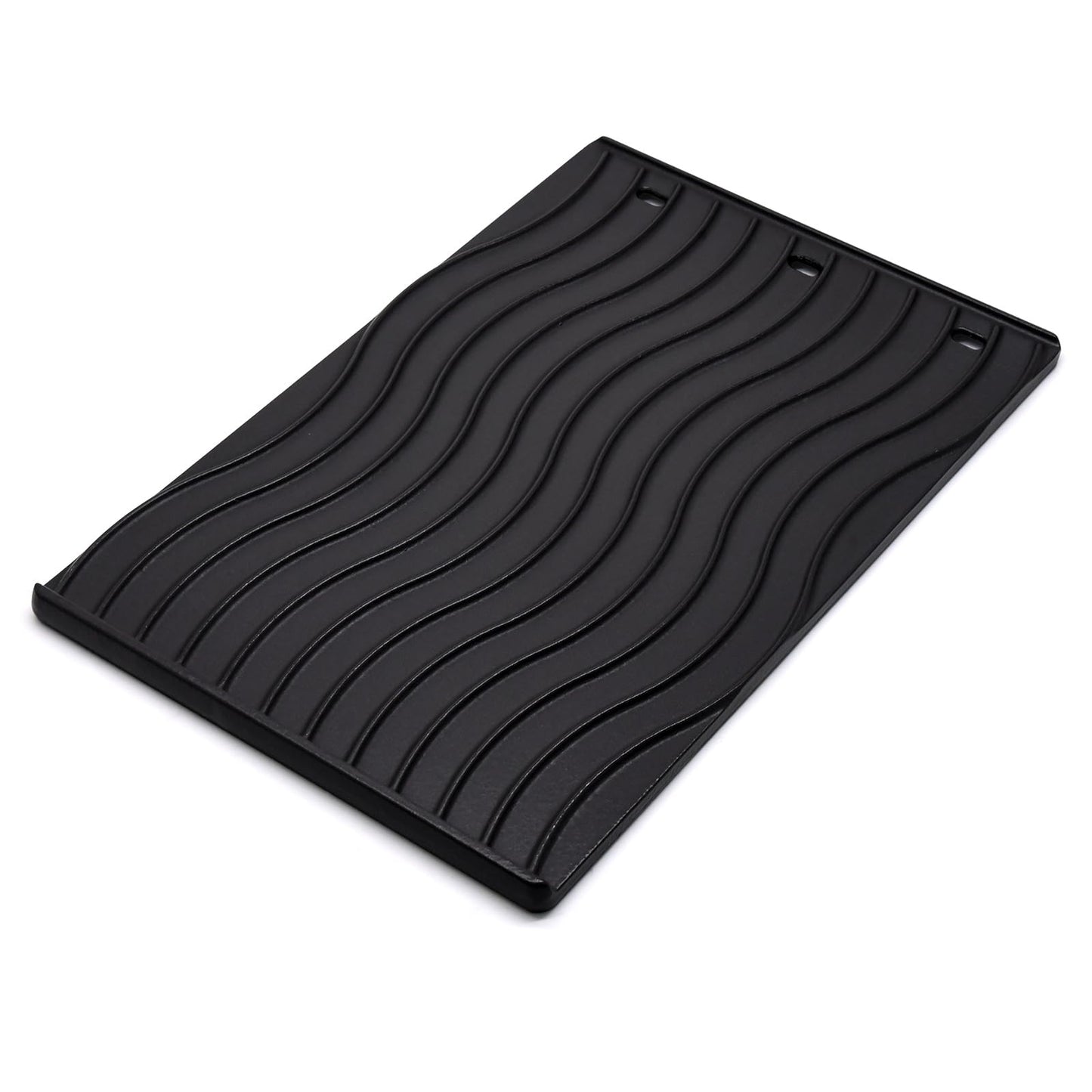 Criditpid BBQ Cast Iron Reversible Griddle Replacement Parts for Napoleon Rogue 425 Gas BBQ Grill, 11 3/5" x 17 3/4", 1 Pack.