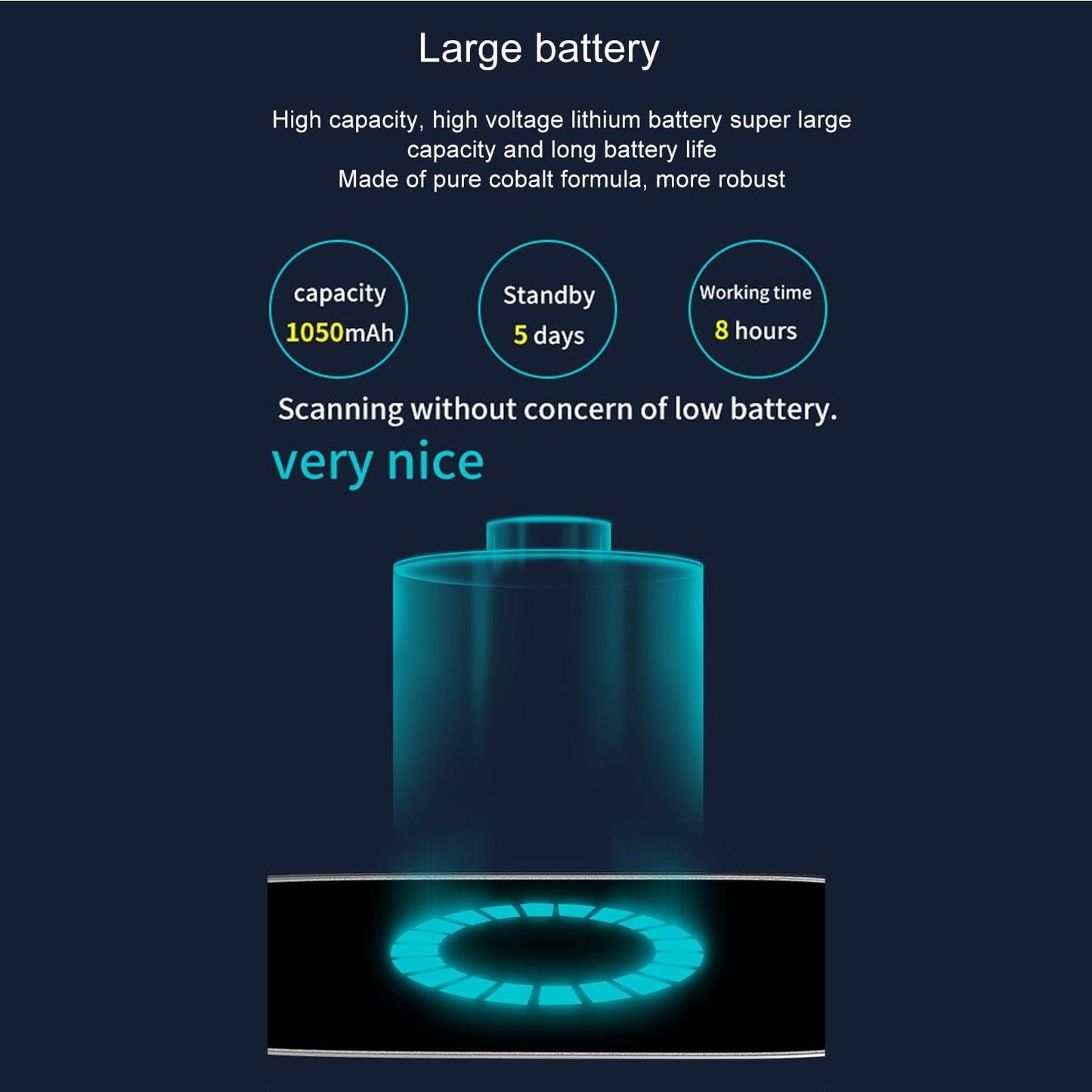 Smart Language Translator Pen, Offline Scanning 112 Languages Rechargeable Scan Reader Pen, Real Time Translation, Ideal for Travel Business (Blue