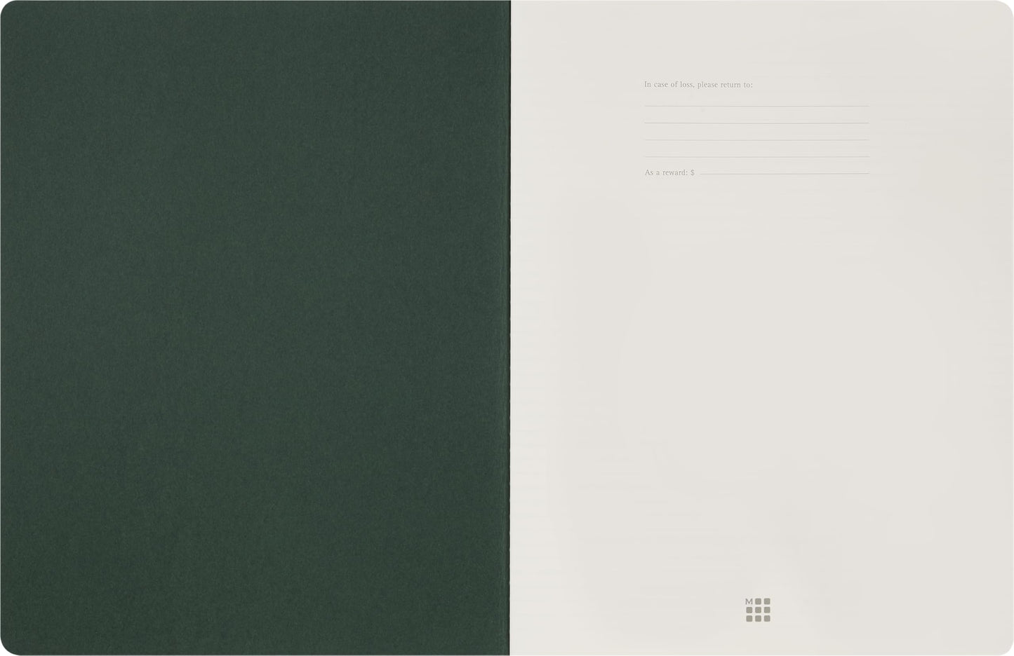 Moleskine Student Cahier Journals (Set of 2), Soft Cover, Ruled, XXL (8.5" x 11"), Myrtle Green