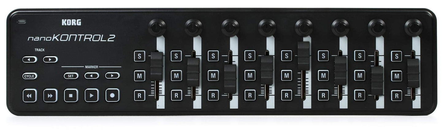 Korg nanoKONTROL2 Slim-Line USB MIDI Controller (Black)