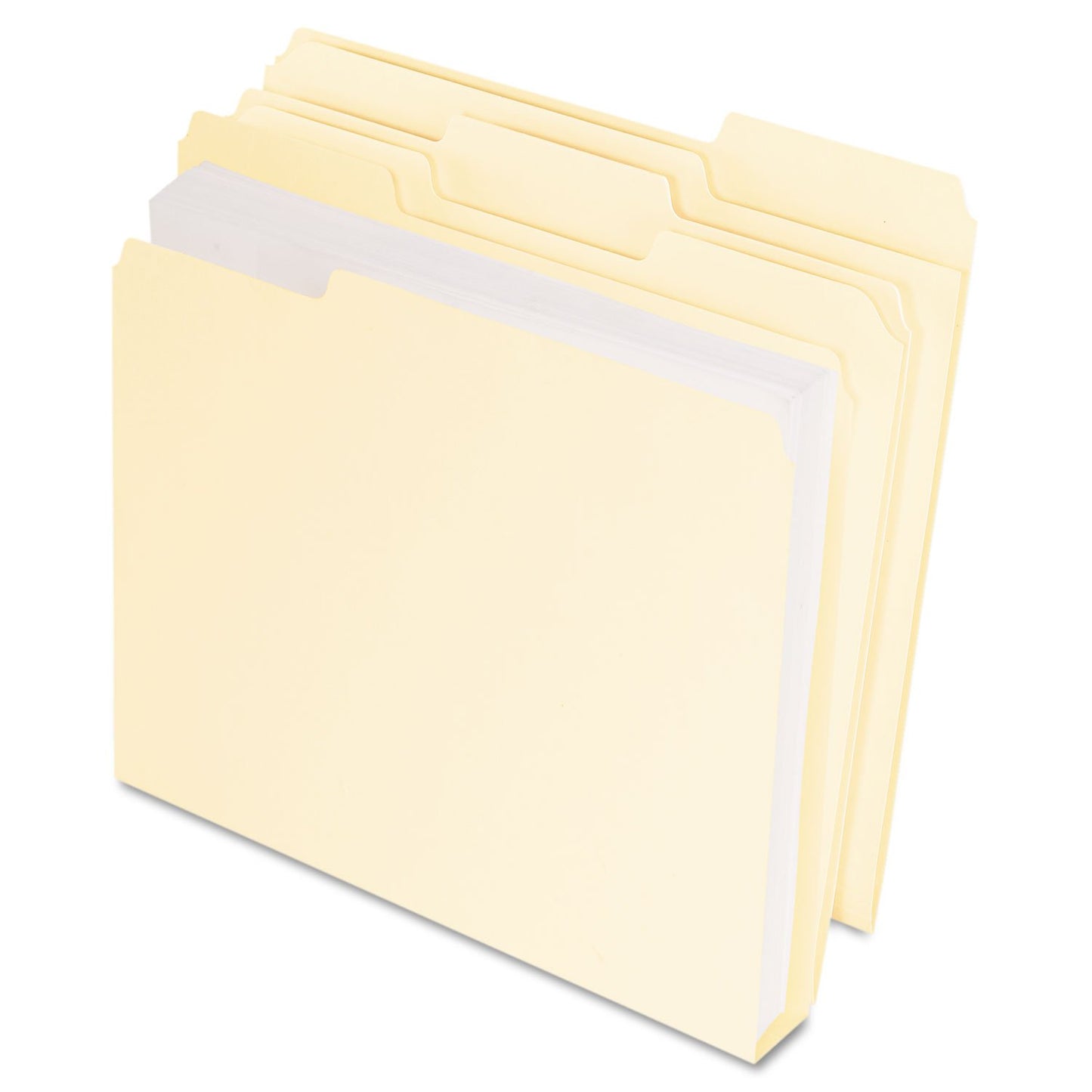 Pendaflex Double Stuff File Folders, Letter Size, Manila, 50 Per Box