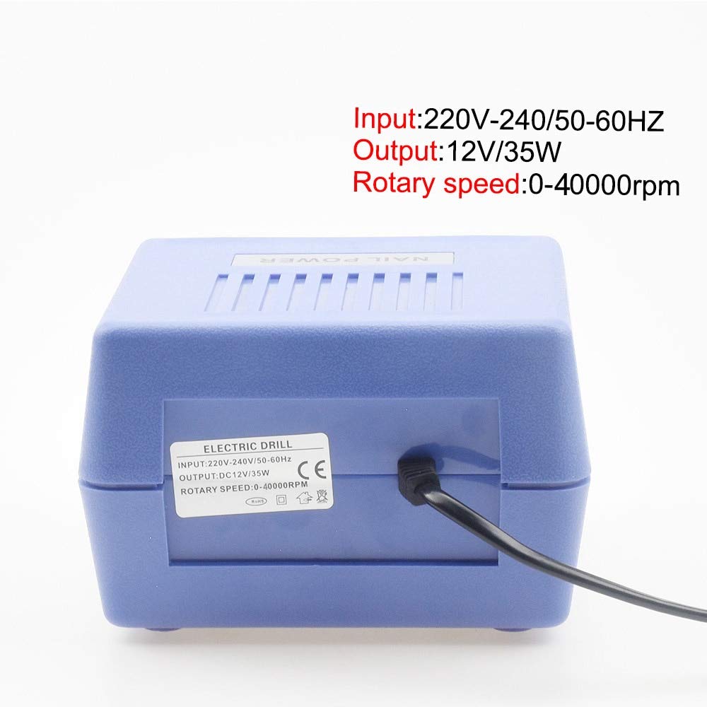 Christzo Nail Drill Machine JD700 Electric Nail Drill 35W 40000RPM Machine Nail Art Equipment Accessory Nail File Tools