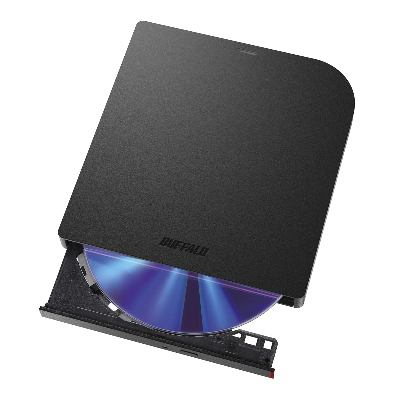 Buffalo MediaStation 6X Portable Blu-ray Drive/External, Plays and Burns Blu-Rays, DVDs, and CDs with USB 3.2 (Gen 1) Connection. Compatible with Laptop, Desktop PC and Mac