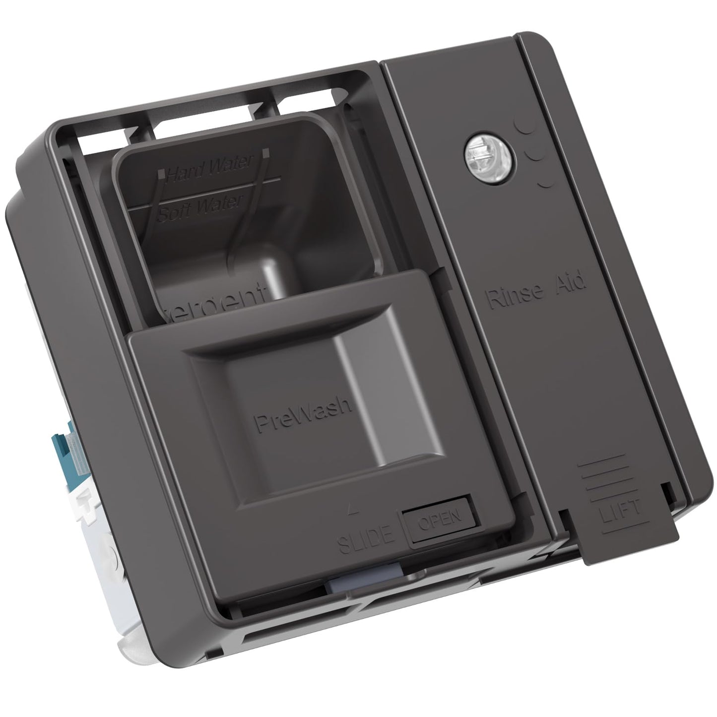 UPGRADED W10861000 Dishwasher Detergent Dispenser Compatible With Whirlpool Kitchenaid Maytag Dishwasher Detergent Dispenser Replacement Parts W10620296 W10620298 WDT730PAHZ0 Soap Dishwasher Dispenser