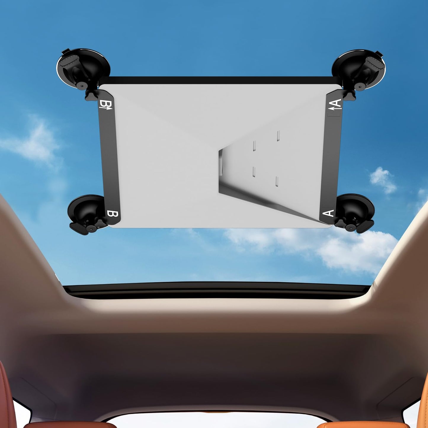 Starlink Mini Car Suction Cup Mount, Starlink Mini Accessories Secure Mounting Kit for Car Windows & Sunroofs, Strong Suction for Stable Satellite Signal on RVs, Boats, Road Trips 2 Replaceable Cups