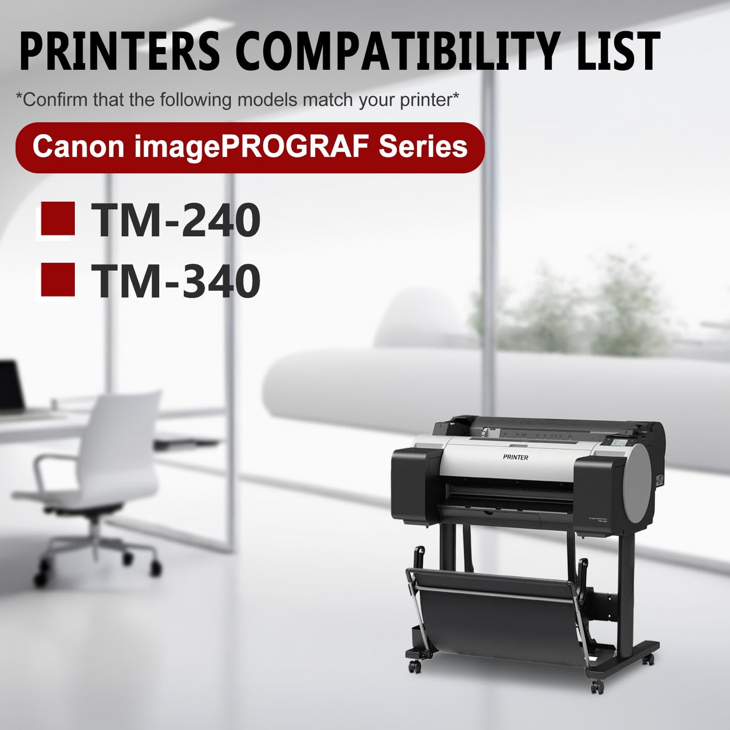 KSUMEI PFI-031 Ink Cartridge 55ml PFI-031M Magenta Ink Tank Compatible with Canon imagePROGRAF TA-20 TA-30 Printer 1-Pack