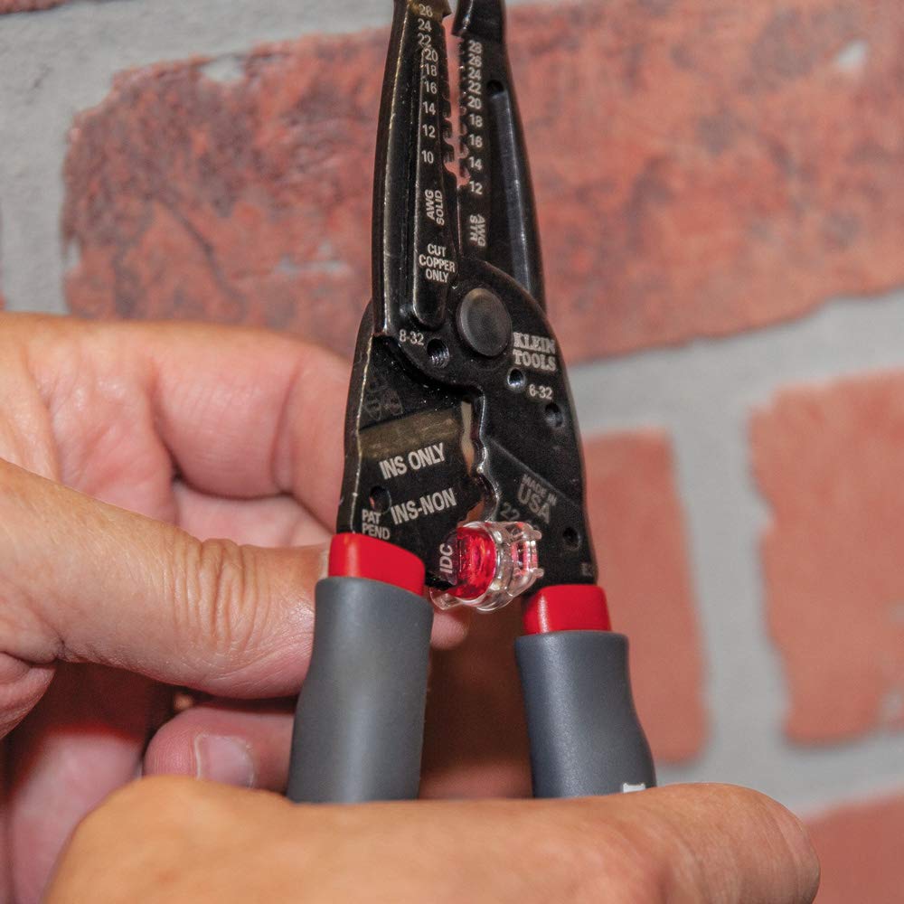 Klein Tools 1019 Klein Kurve Wire Stripper/Crimper/Cutter, Cutting/Crimping/Stripping Tool for B and IDC Connectors, Terminals, More