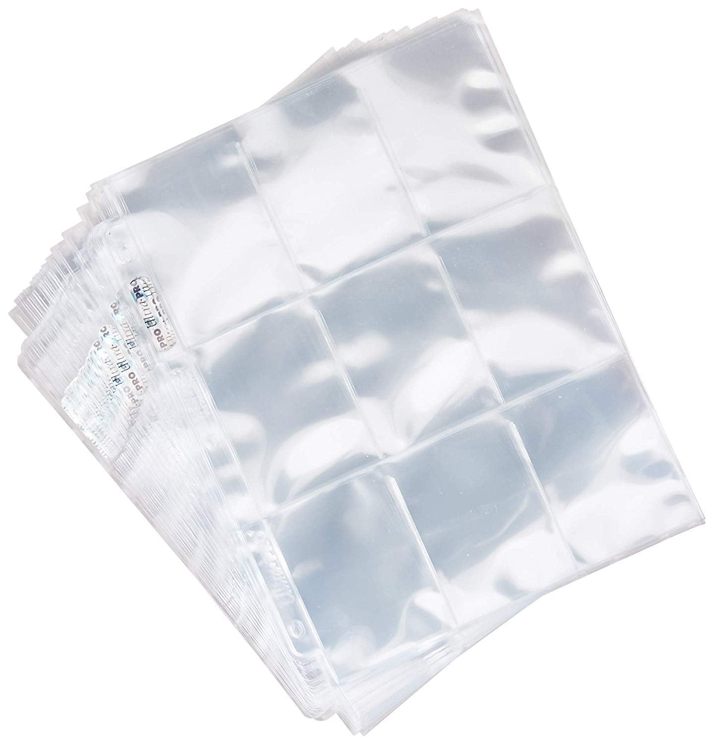Ultra Pro 9-Pocket Silver Series Page Protector for Standard Size Cards (100ct)