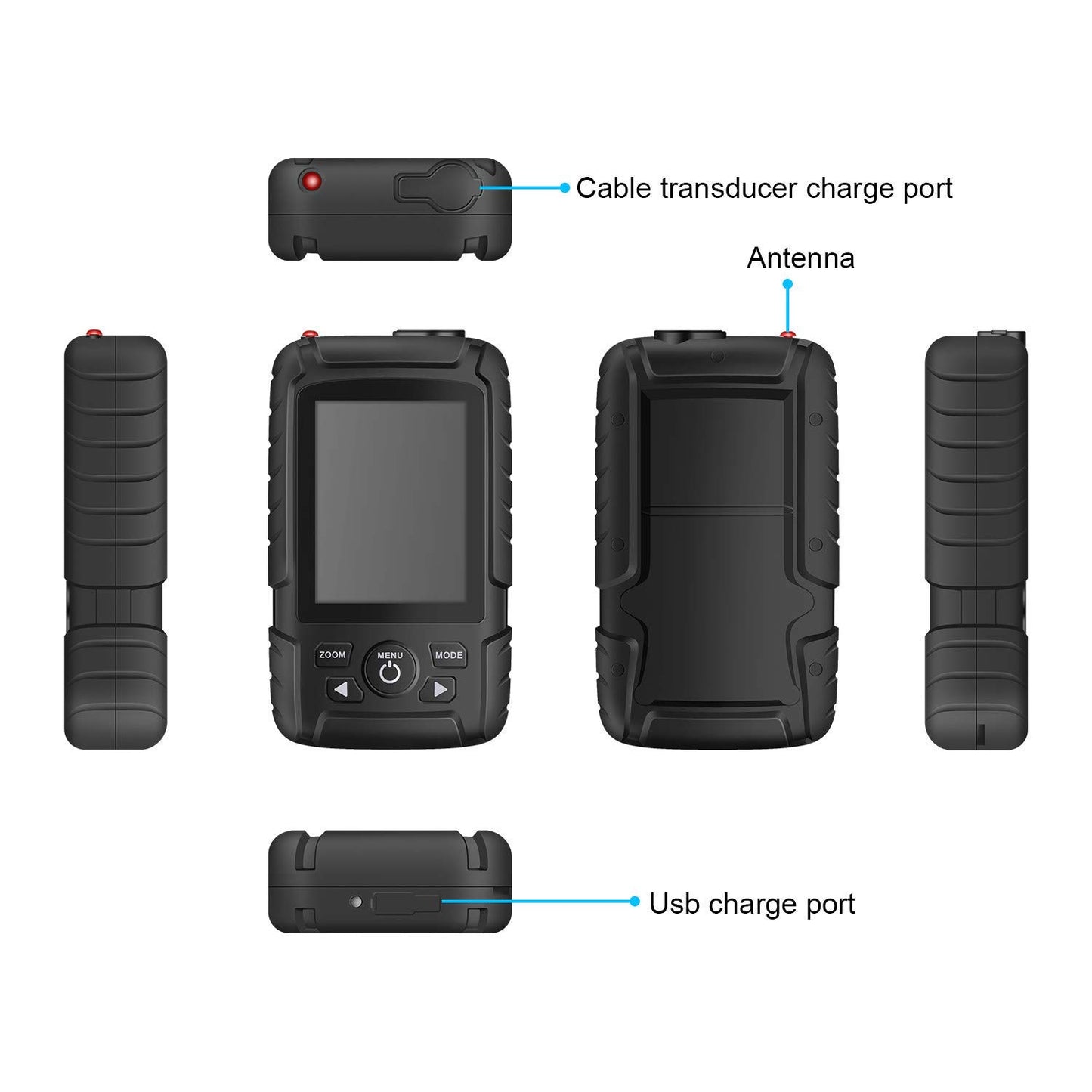 LUCKYLAKER Portable Fish Finder for Recreational Fishing from Dock, Shore or Bank Depth Finder