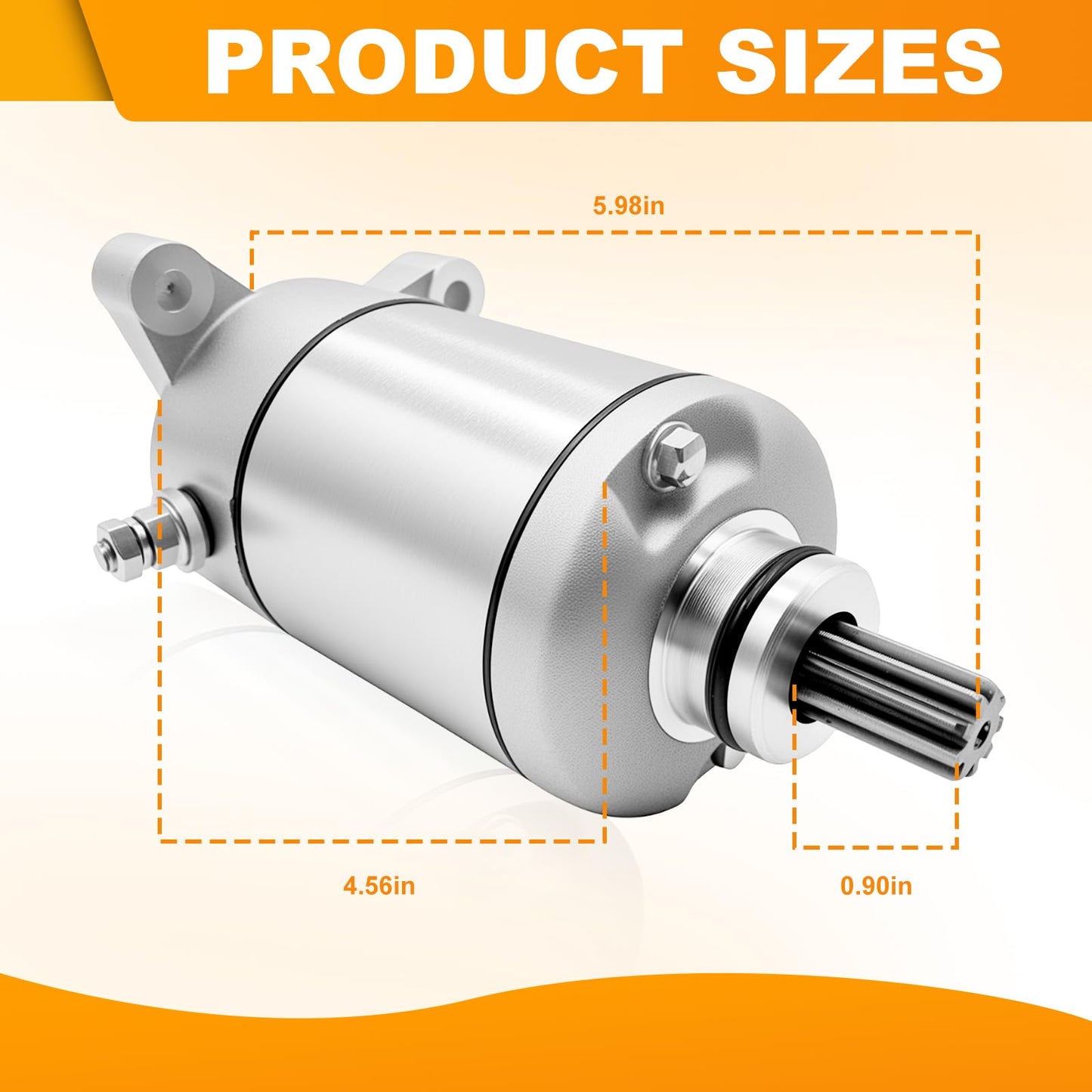 Starter Motor for Polaris Sportsman 500 1996-2012 Magnum 425 1995-1998 Scrambler 500 Ranger 4X4 Trail Boss Xplorer # 3084981 3090188