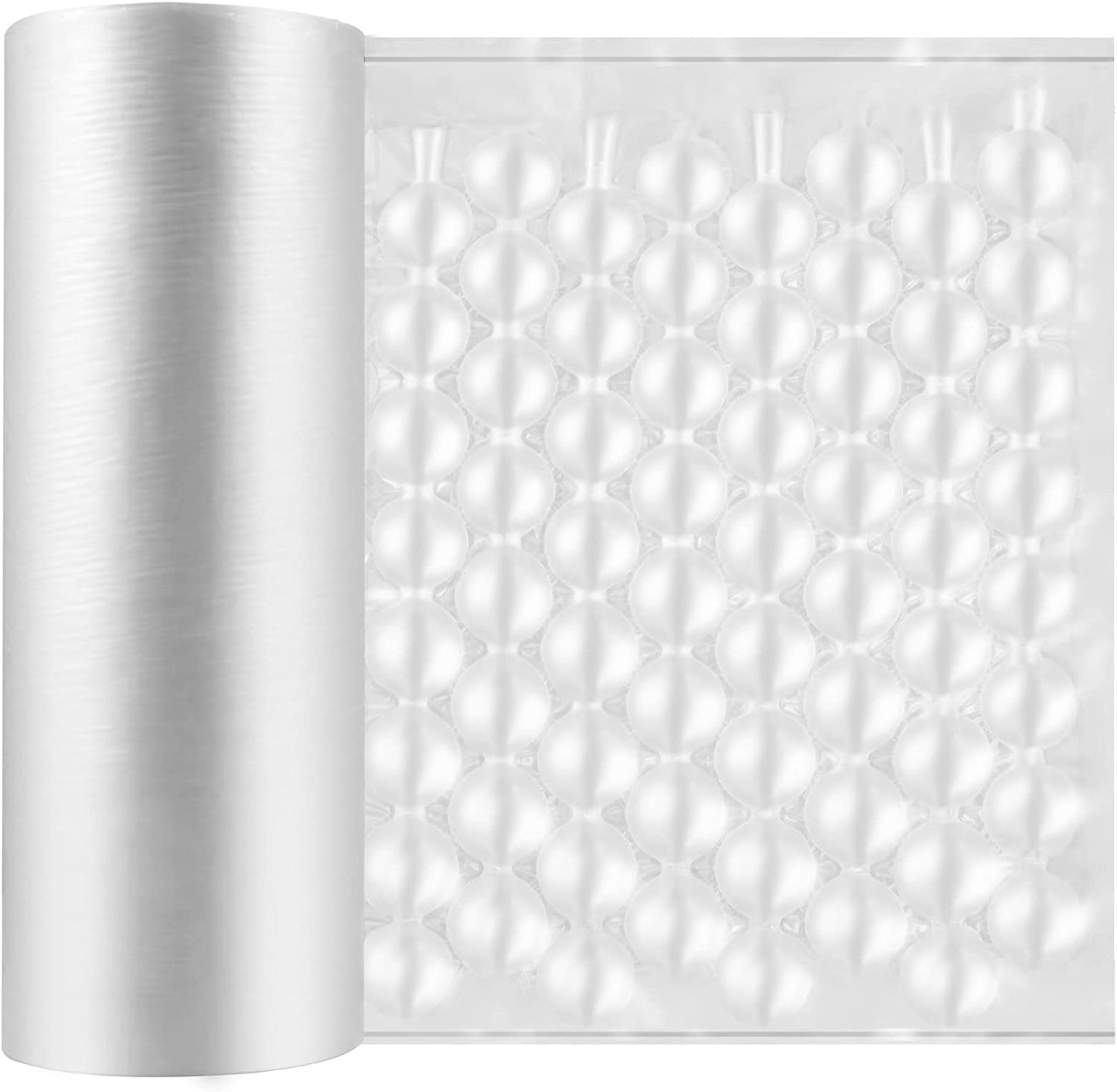 LDS Length 984ft Air Cushion Wrap Roll Quilt Bubble Air Pillow Sheet Film Air Cushion Wrap (Air Bubble Film - Inflatable Bubbles - 15.7"x12.5"x14μm)