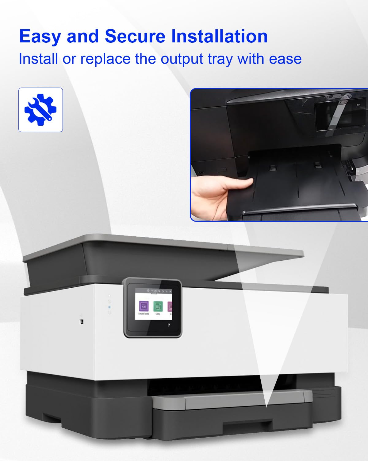 AUGREX Printers Parts Paper Output Tray Fit for HP OfficeJet Pro 9010 9012 9015 9016 9019 9018 9010E 9016E 9015E 9018E 9013E 9110B 9130b 9125e Printer