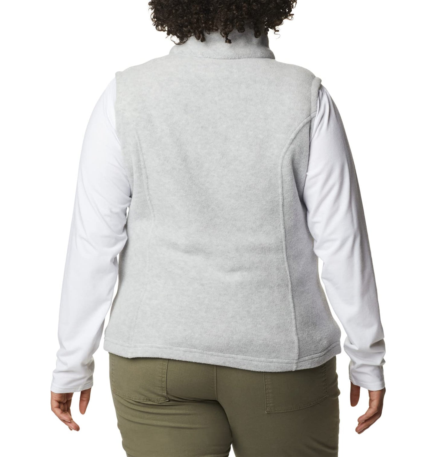 Columbia Women's Benton Springs Vest, Cirrus Grey Heather, XX-Large