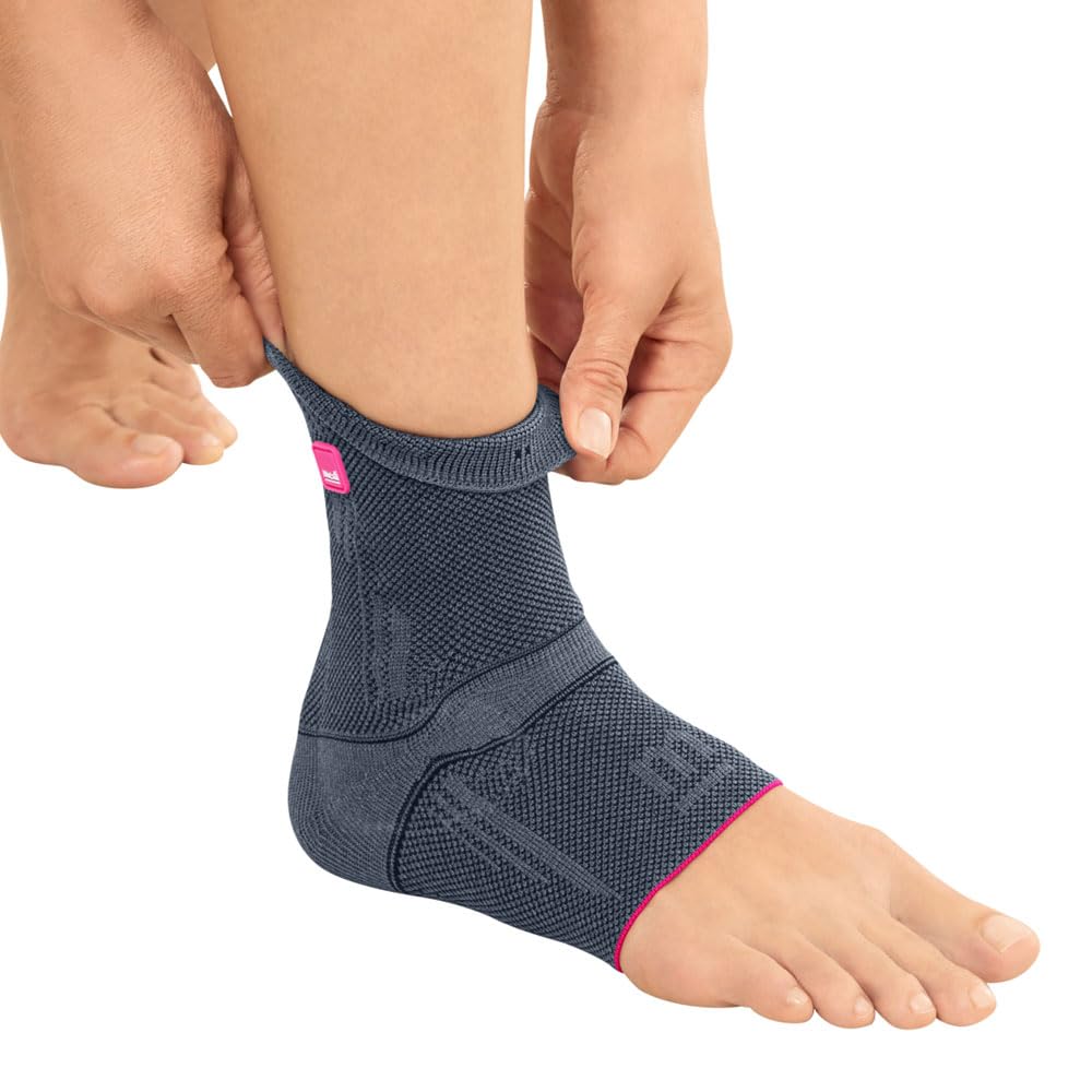 Medi Levamed Ankle Support w/Silicone Inserts Silver II K010212