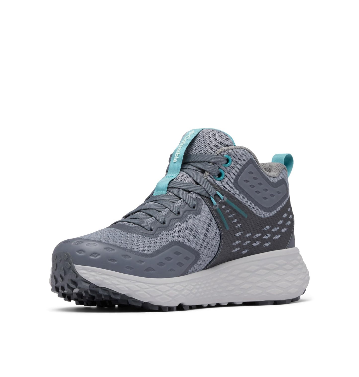 Columbia Women's Konos TRS Outdry Mid, Titanium Grey Steel/Teal, 12
